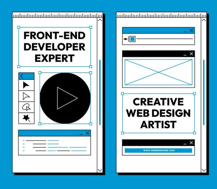 UI Design Components mit Detail Overlay